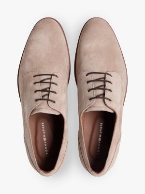 Tommy Hilfiger Raylon Taupe Suede Derby Shoes Mens 8 Gorpcore Minimalist Amazon.com | Tommy Hilfiger Men main image 4