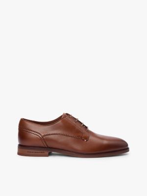 Leather Derby Shoe, Ginger Clay