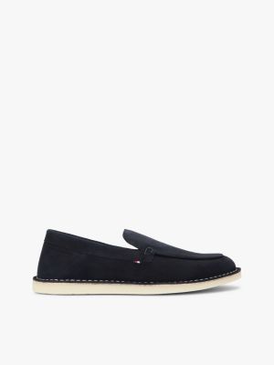 Suede Slip-On Loafer, Navy