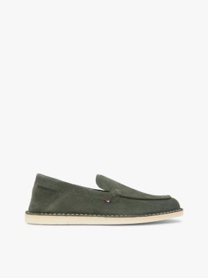 Suede Slip-On Loafer, Twilight Forest