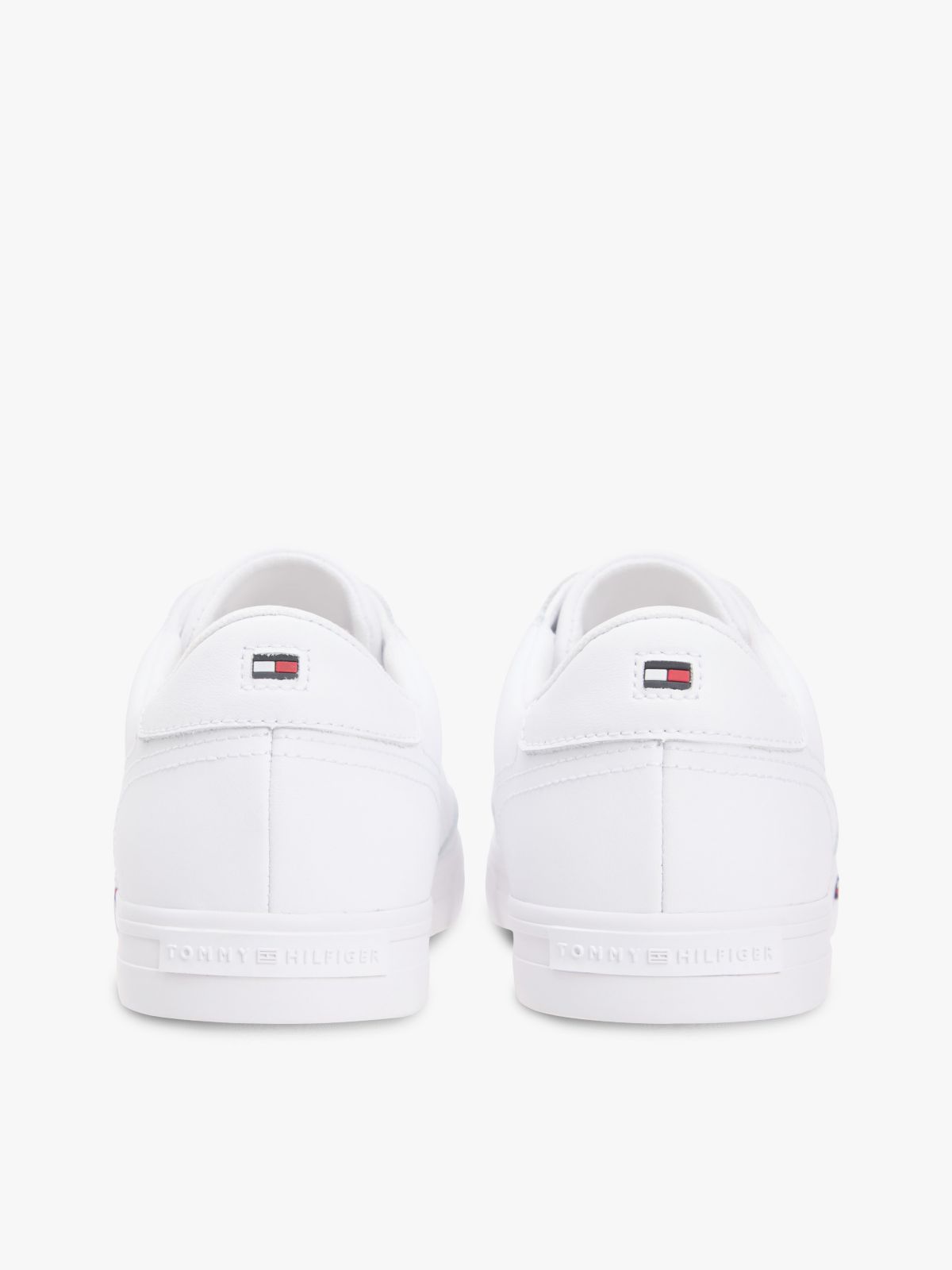 Vulcanized Leather Mix Sneaker — White