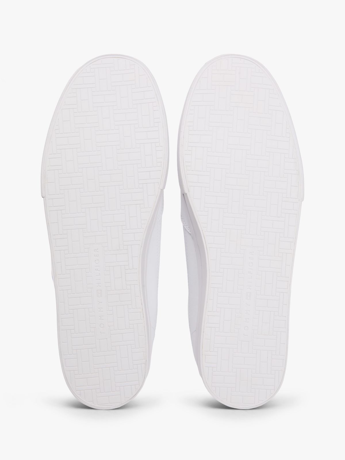 Vulcanized Leather Mix Sneaker — White