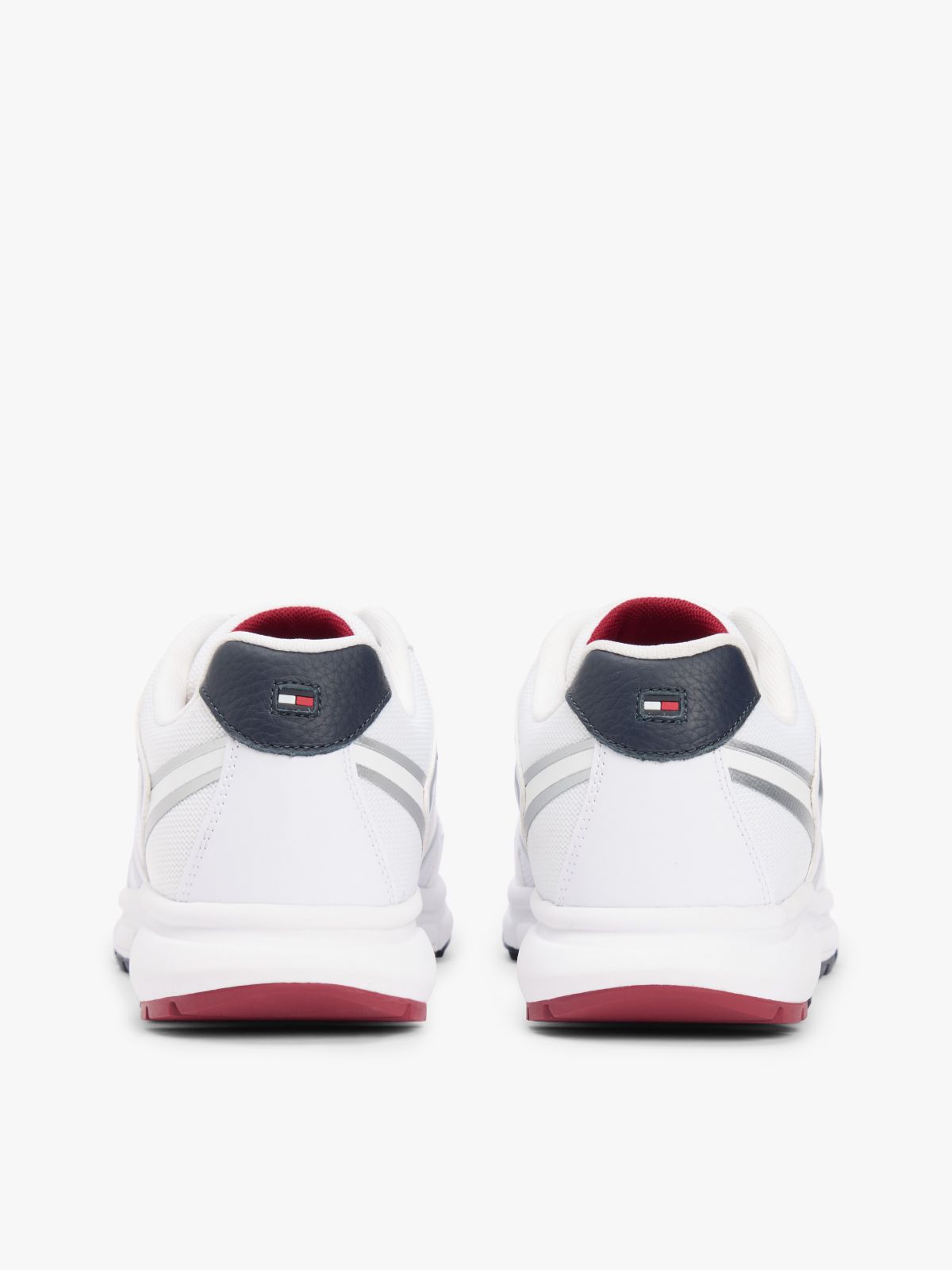 Mix Media Runner Sneaker — White