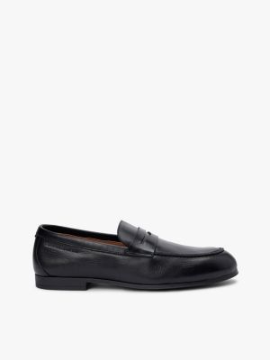 Flexible Leather Loafer, Black