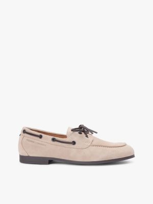 Flexible Suede Boat Shoe