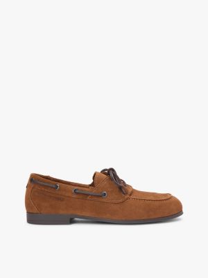 Flexible Suede Boat Shoe, Coconut Grove