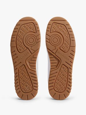 Мужские кроссовки Tommy Hilfiger Mixed-Media Court, цвет: Белый — фото 5