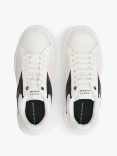 Leather Cupsole Sneaker — Red/White/Blue 3
