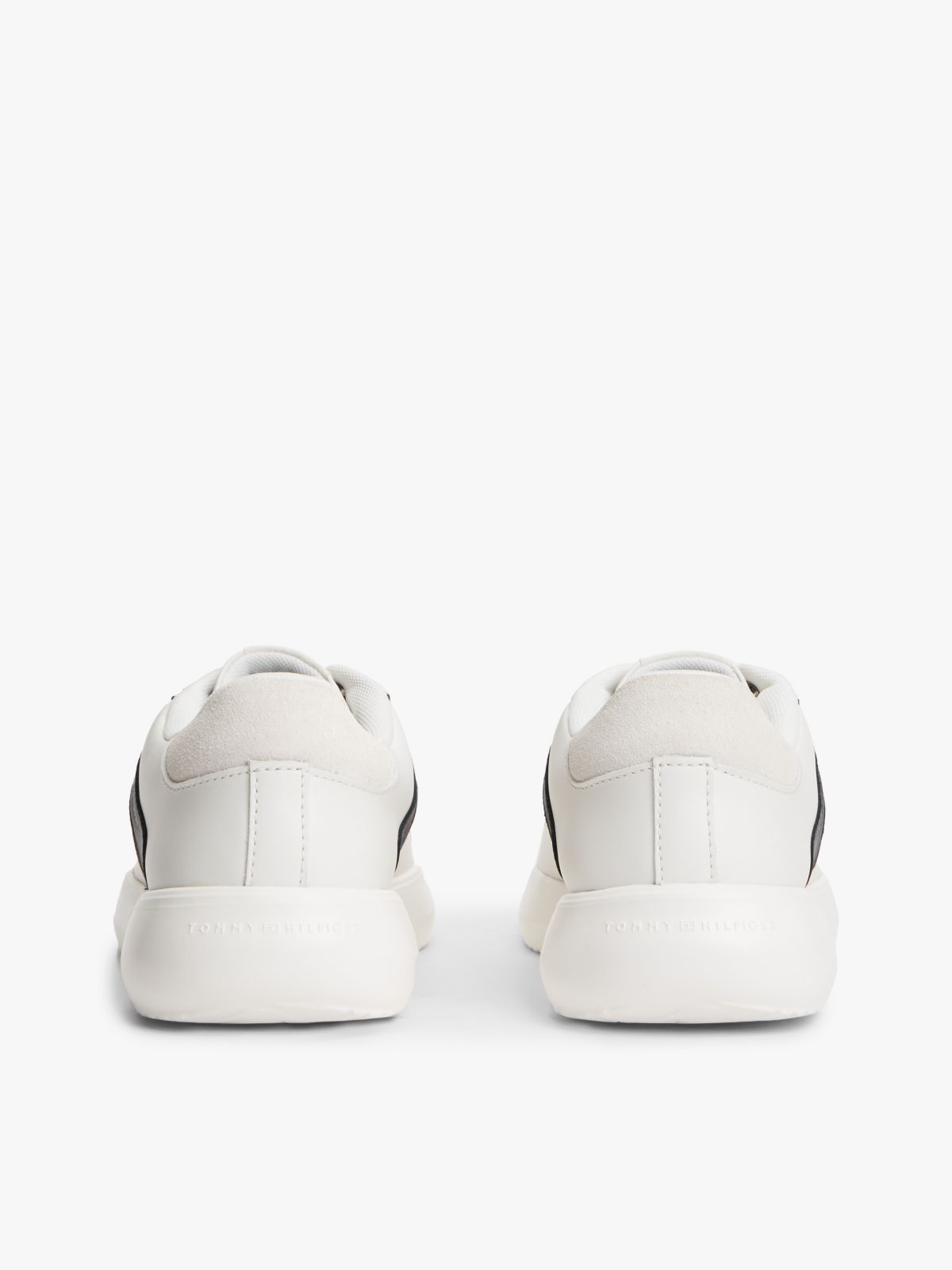 Leather Cupsole Sneaker — Red/White/Blue
