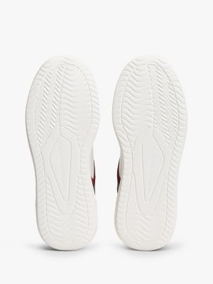 Мужские кроссовки Tommy Hilfiger Leather Cupsole, цвет: Красный / Белый — фото 5