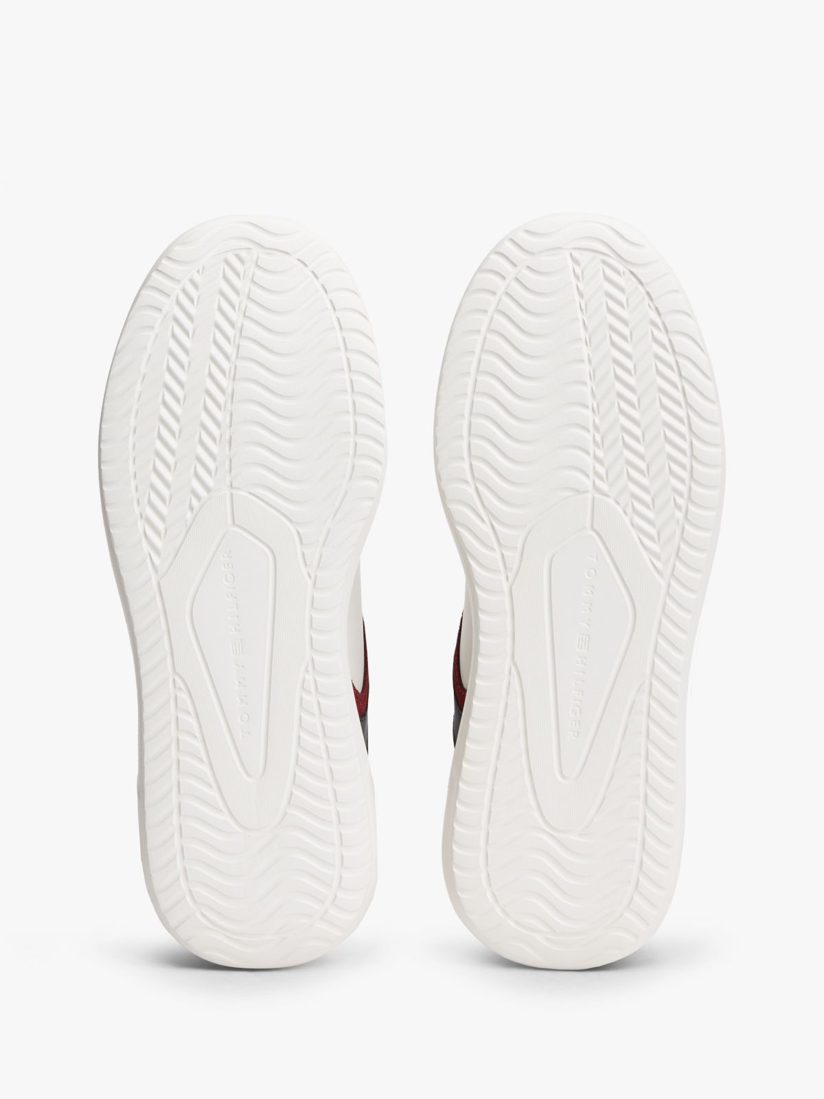 Leather Cupsole Sneaker — Red/White/Blue