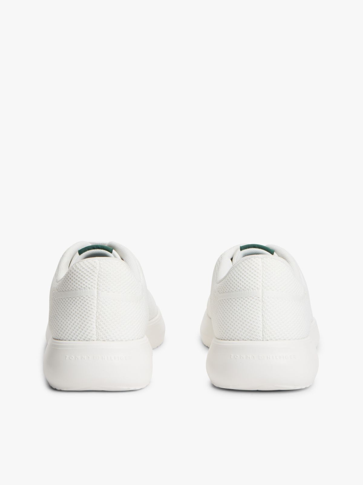 Knit Cupsole Sneaker — Ecru/Street Green