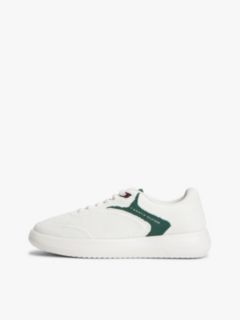 Knit Cupsole Sneaker — Ecru/Street Green 7