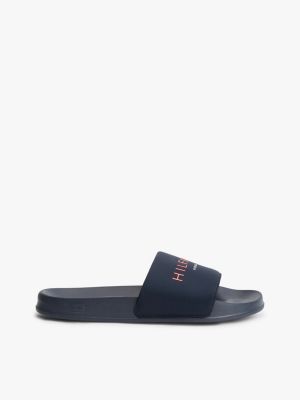 Club Logo Neoprene Pool Slide, Navy