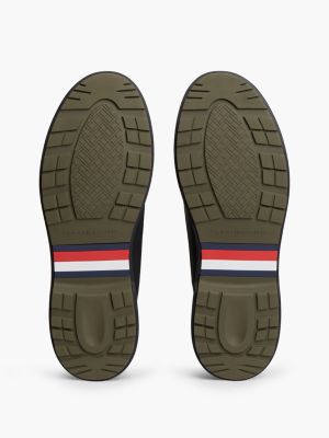 Мужские ботинки Tommy Hilfiger Waterproof Leather Duck Boot, цвет: Чёрный — фото 5