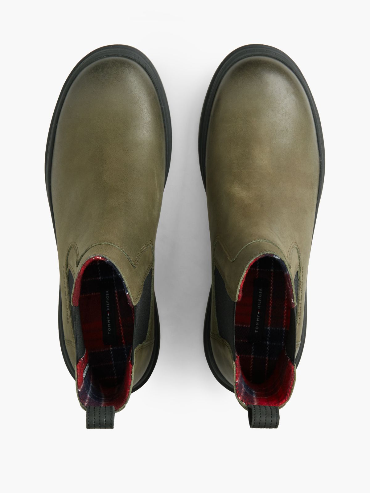 Leather Chelsea Boot — Platinum Olive