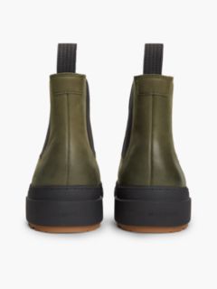 Leather Chelsea Boot — Platinum Olive 4