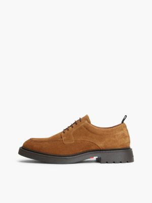 Мужские туфли Tommy Hilfiger Suede Derby, цвет: Кокосовый — фото 7