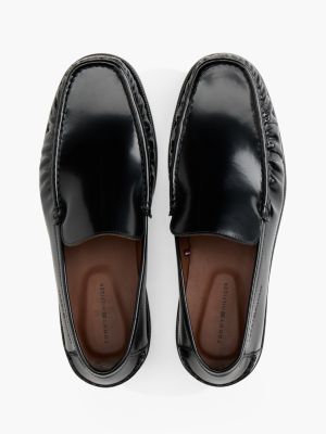 Мужские туфли Tommy Hilfiger Shiny Leather Loafer, цвет: Чёрный — фото 3