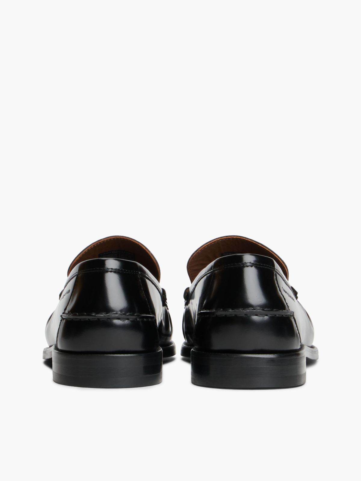 Shiny Leather Loafer — Black