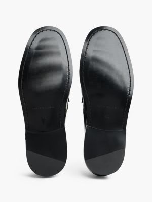 Мужские туфли Tommy Hilfiger Shiny Leather Loafer, цвет: Чёрный — фото 5