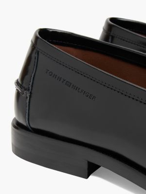 Мужские туфли Tommy Hilfiger Shiny Leather Loafer, цвет: Чёрный — фото 6