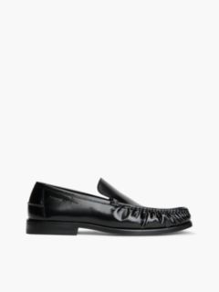 Shiny Leather Loafer — Black 1