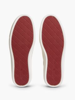Mixed-Suede Court Sneaker — Horseradish 5
