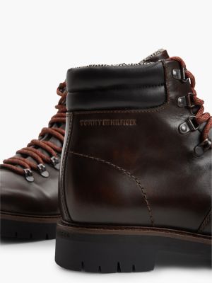 Мужские ботинки Tommy Hilfiger Waterproof Leather Lace-Up, цвет: Коричневый — фото 6