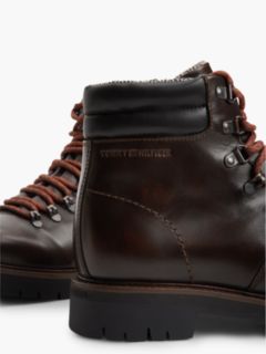 Waterproof Leather Lace-Up Boot — Brushed Brown 6