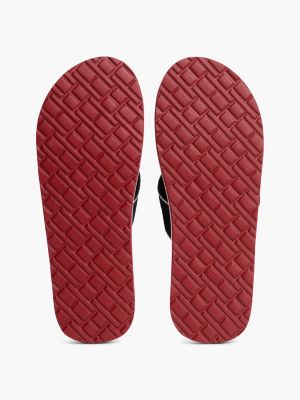 Мужские сандалии Tommy Hilfiger Hilfiger Logo Flip-Flop, цвет: Тёмно-синий — фото 5