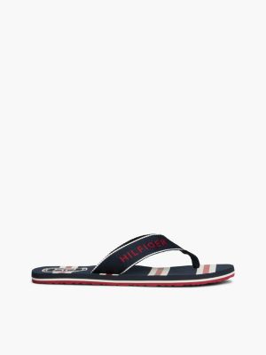 Hilfiger Logo Flip-Flop, Navy Blue