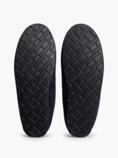 Fleece-Lined Loafer Slipper — Navy Blue 5