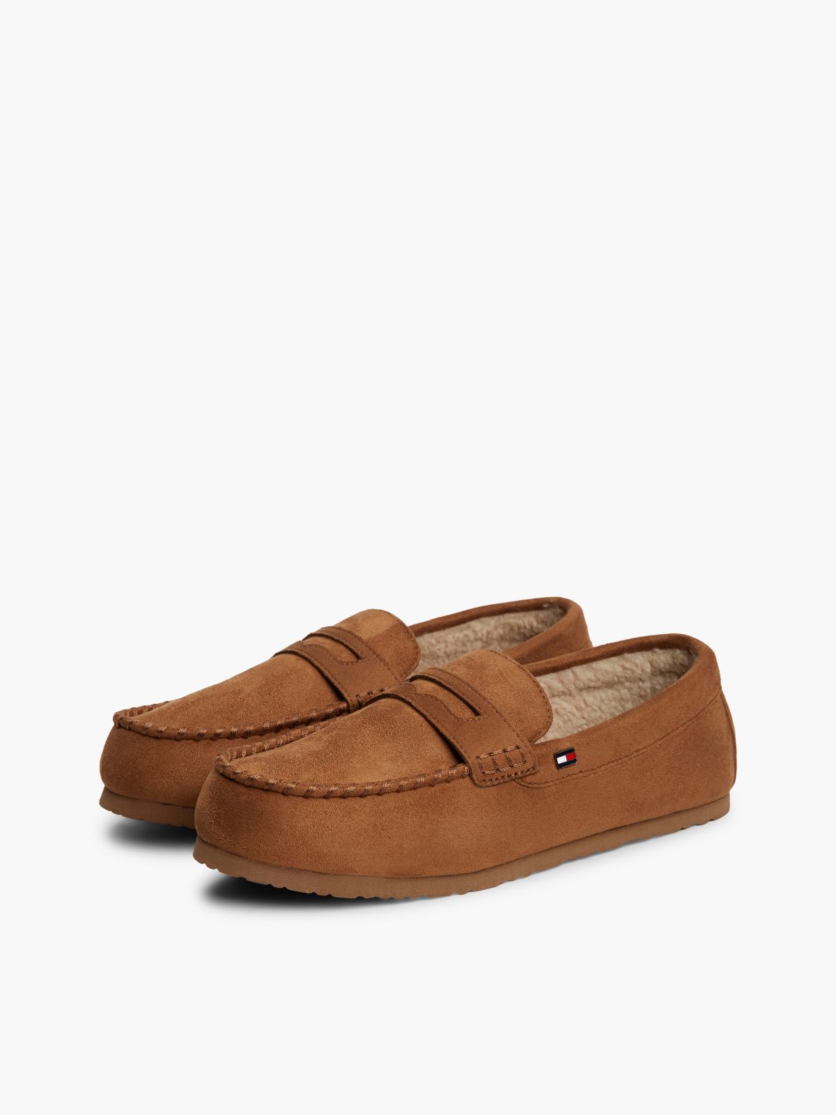 Fleece-Lined Loafer Slipper — Coconut Grove