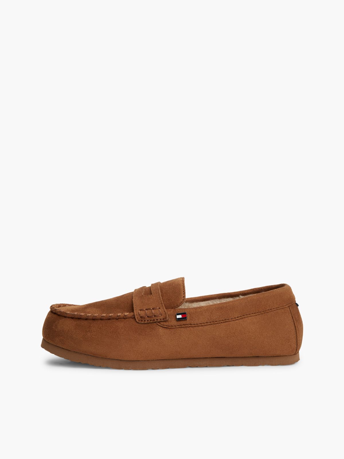 Fleece-Lined Loafer Slipper — Coconut Grove