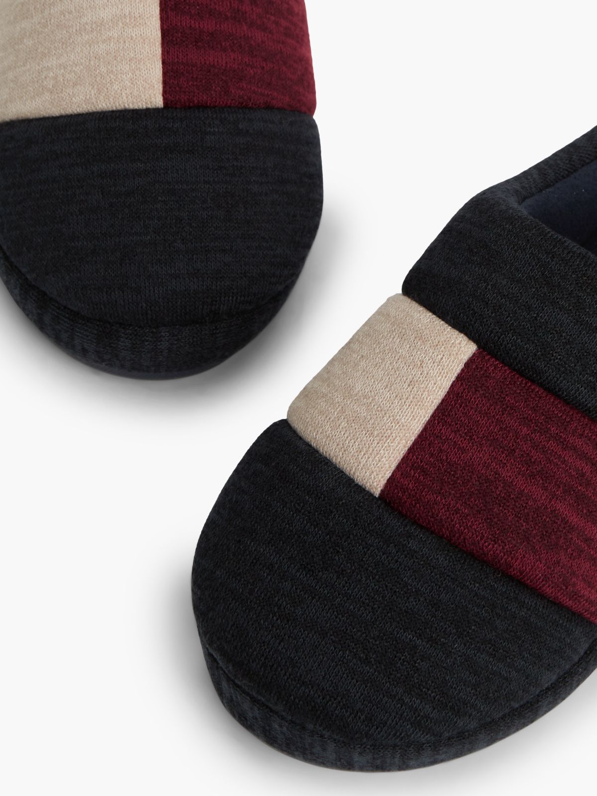 Flag Colorblock Slipper — Red White & Blue
