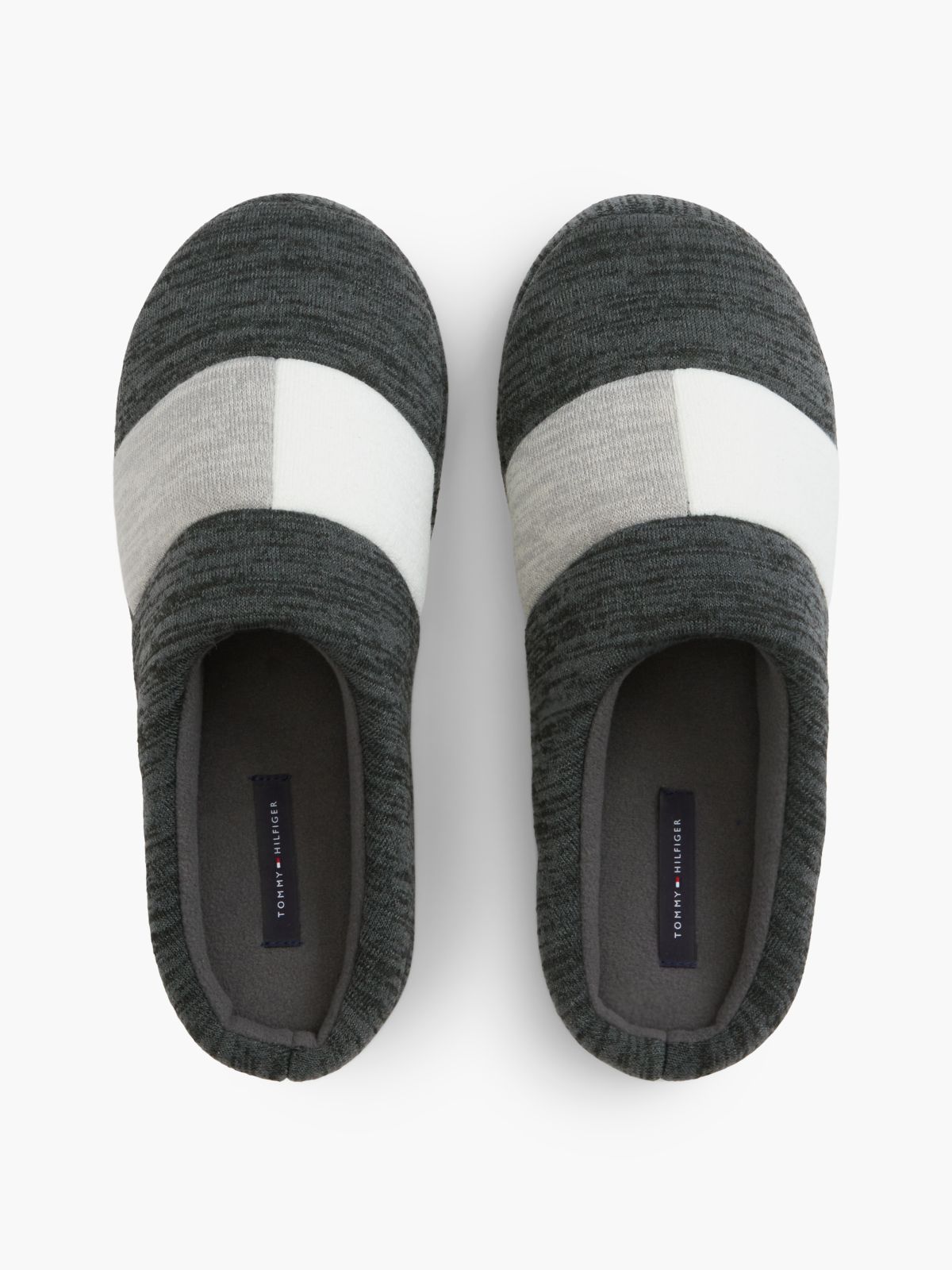 Flag Colorblock Slipper — Dark Ash