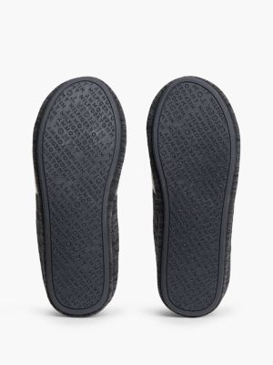 Мужские тапочки Tommy Hilfiger Flag Colorblock Slipper, цвет: Тёмный пепельный — фото 5