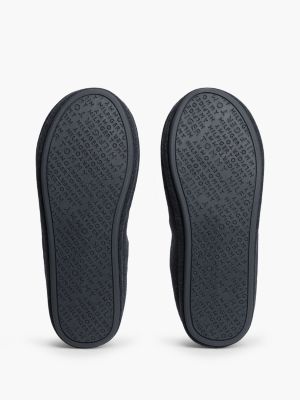 Мужские тапочки Tommy Hilfiger Tommy Logo Felt Slipper, цвет: Тёмно-синий — фото 5