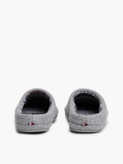 Tommy Logo Felt Slipper — Universal Grey 4