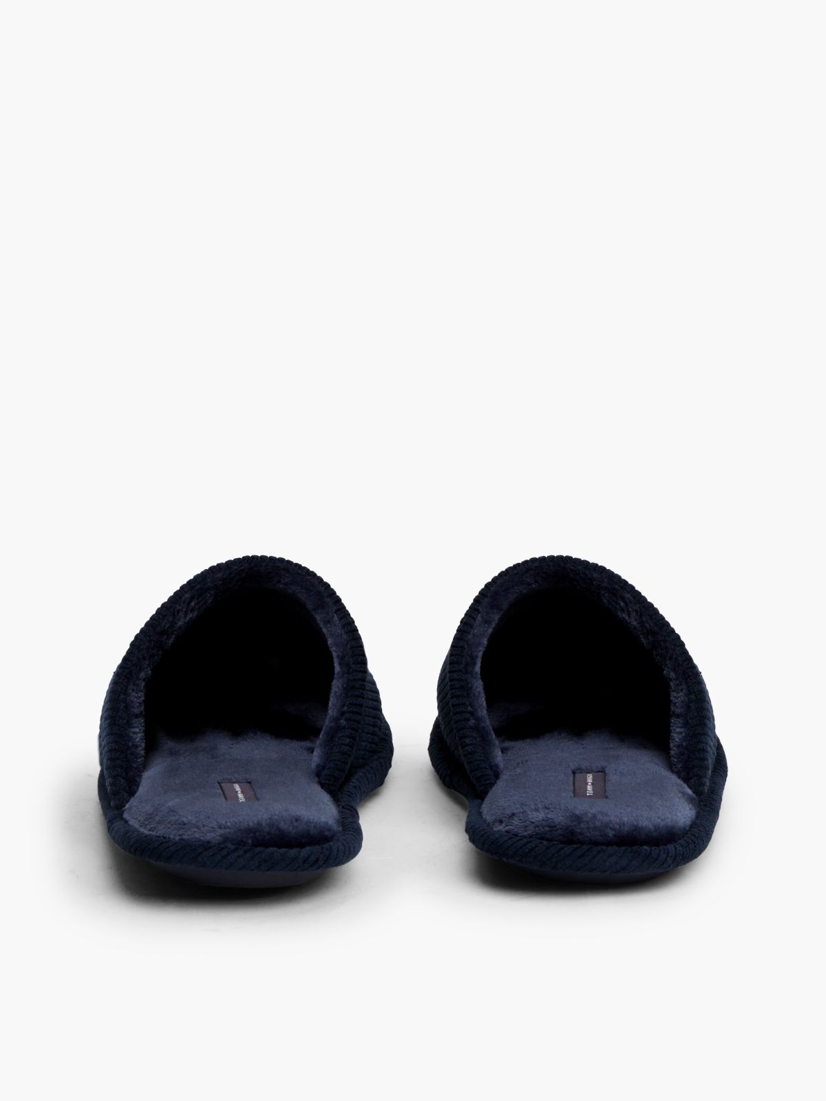 Corduroy Slipper — Navy Blue