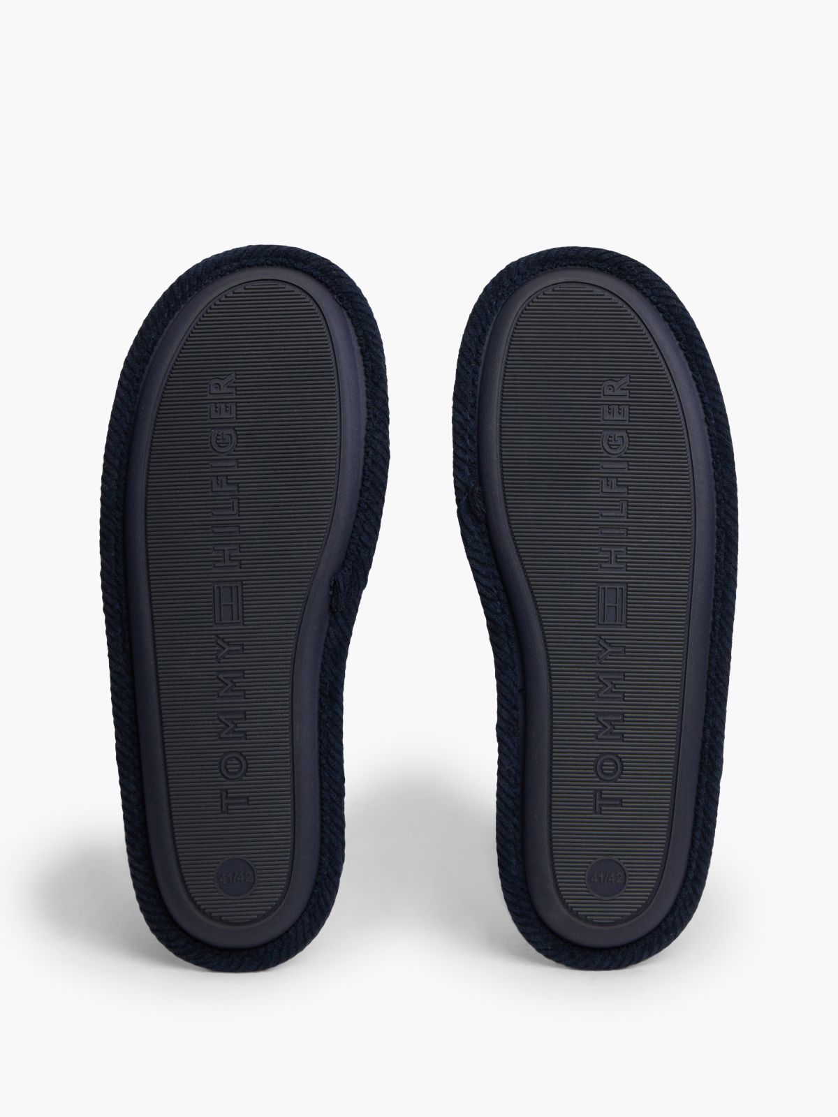 Corduroy Slipper — Navy Blue