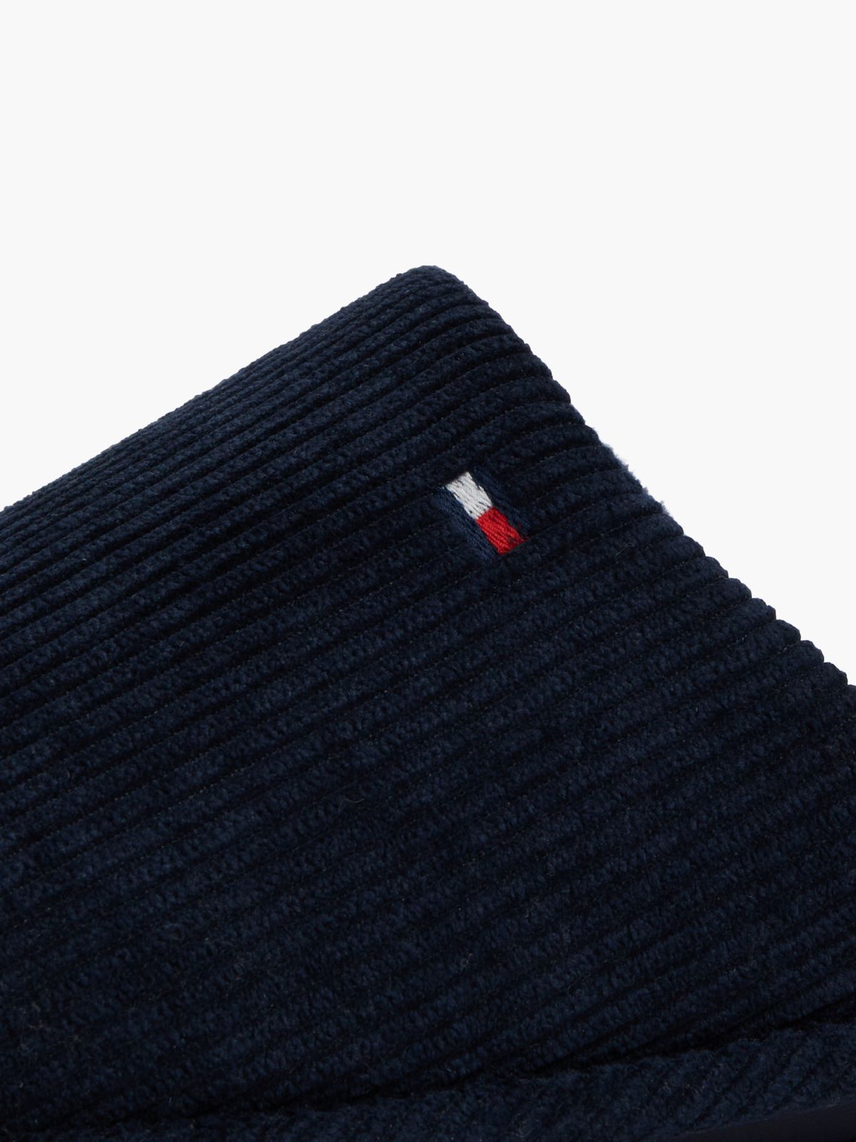 Corduroy Slipper — Navy Blue