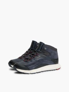 Suede Sneaker Boot — Navy Blue 2