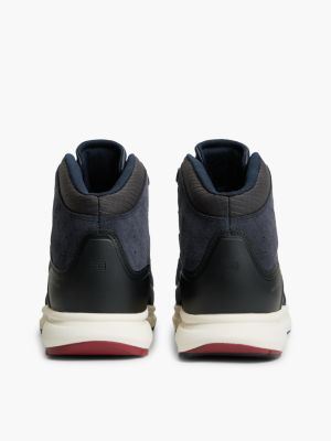 Мужские кроссовки Tommy Hilfiger Suede Sneaker Boot, цвет: Тёмно-синий — фото 4