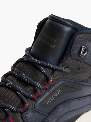 Мужские кроссовки Tommy Hilfiger Suede Sneaker Boot, цвет: Тёмно-синий — фото 6