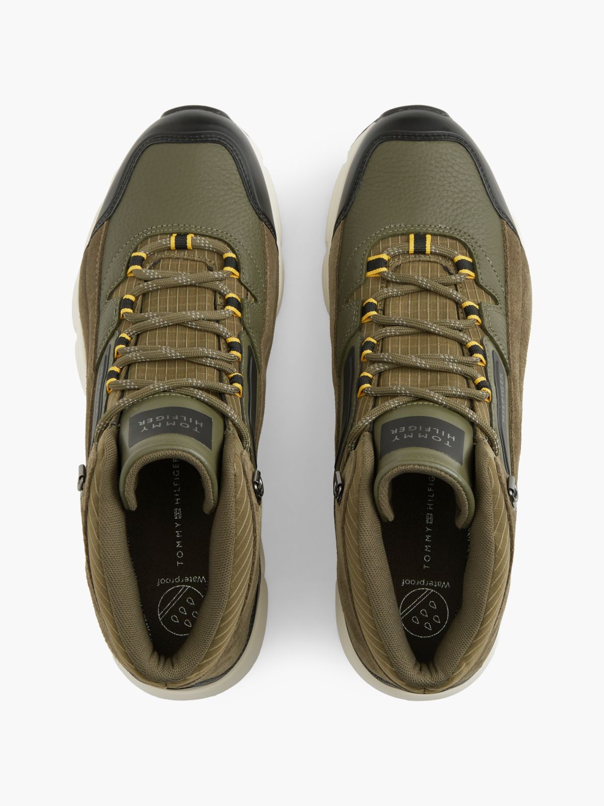 Suede Sneaker Boot — Platinum Olive
