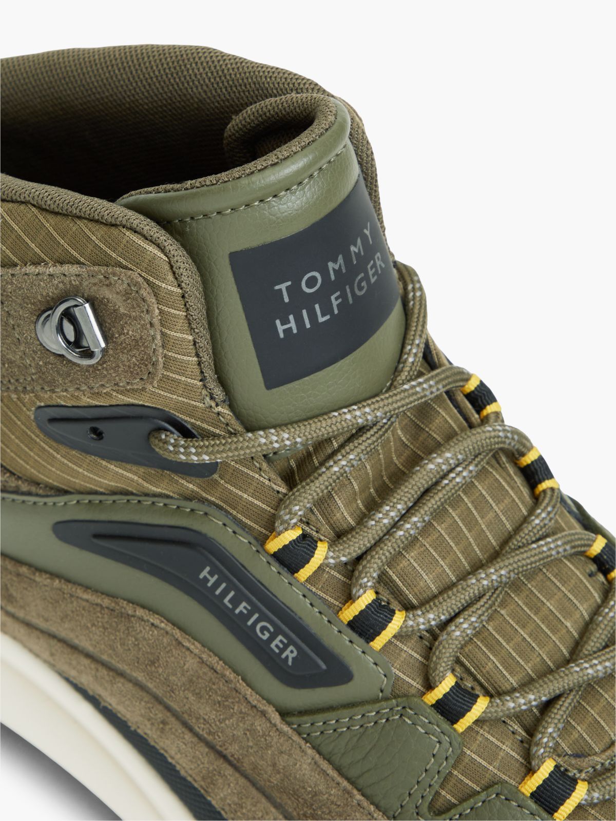 Suede Sneaker Boot — Platinum Olive