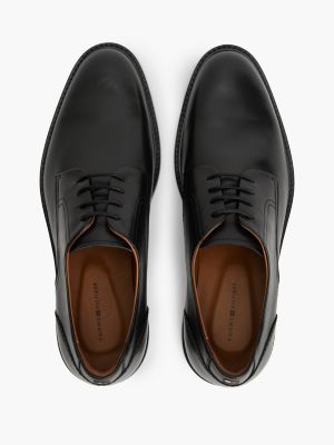 Мужские туфли Tommy Hilfiger Leather Derby, цвет: Чёрный — фото 3