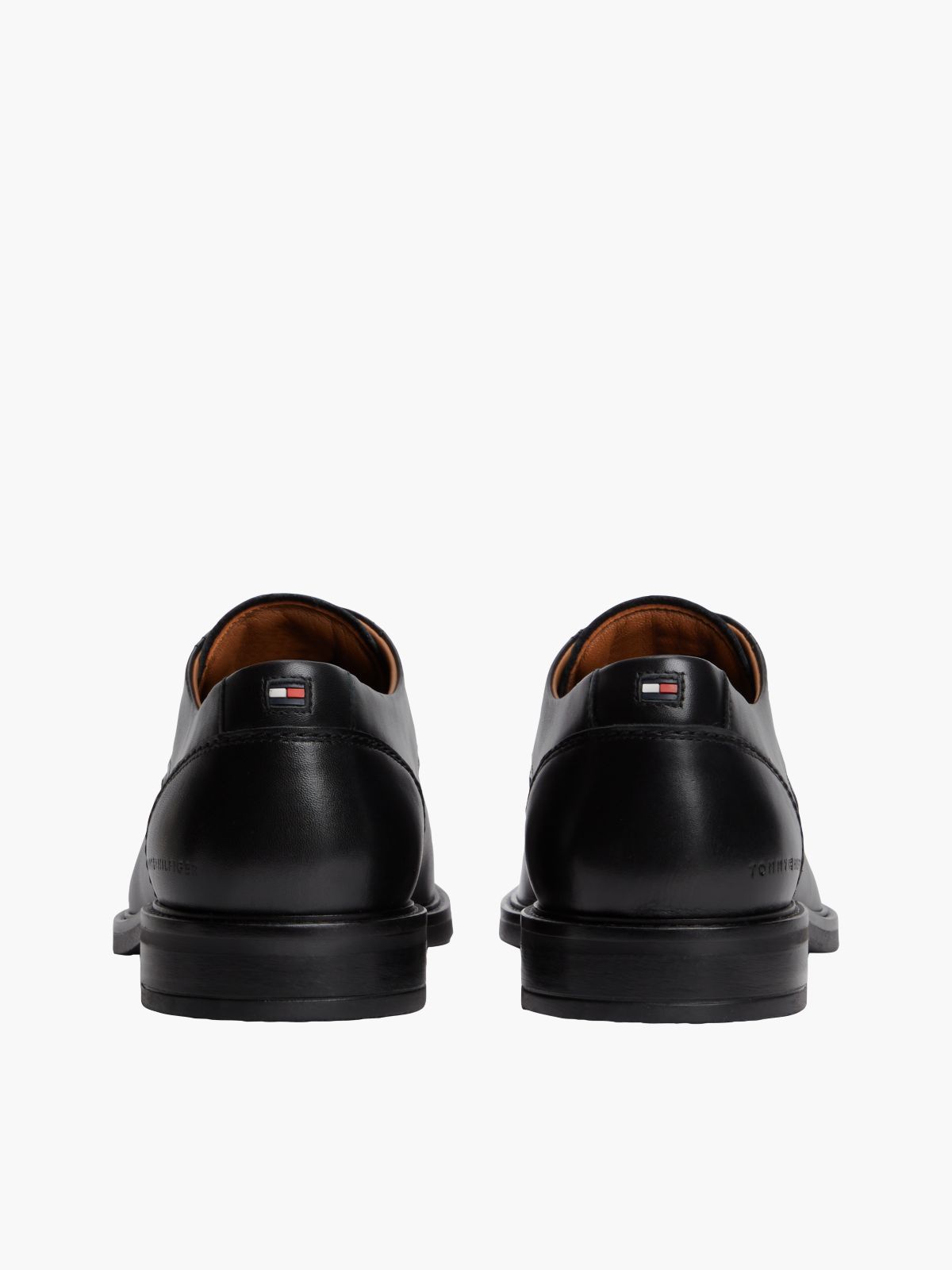 Leather Derby Shoe — Black